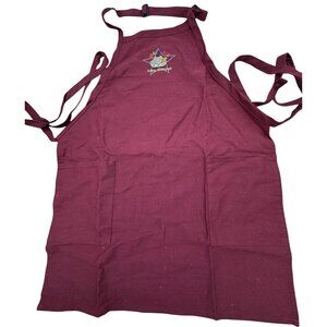Noahs Ark Animal Workshop Burgundy Apron Pocket Uncommon Threads adults READ